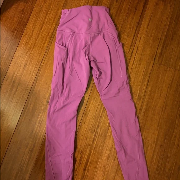 Purple High-Waisted Lululemon Leggings - Picture 2 of 4